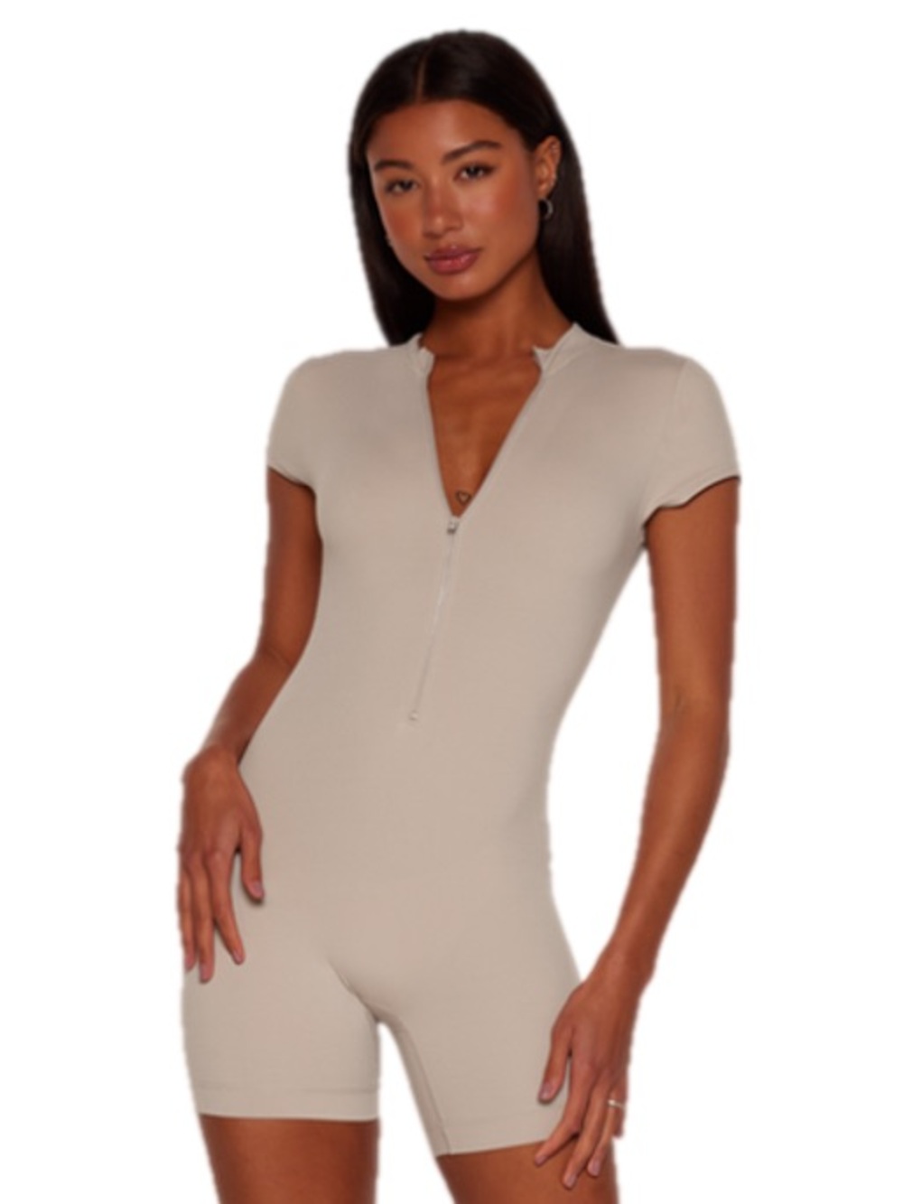 Set Active sportbody mock zip shorty suit size M